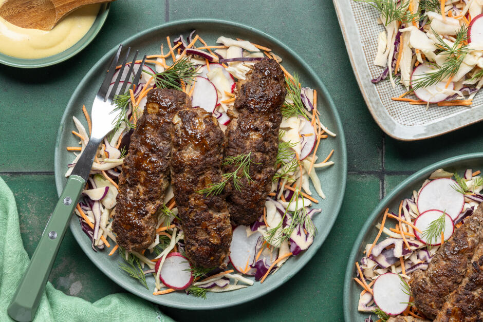 Smoky Romanian Beef Patties
