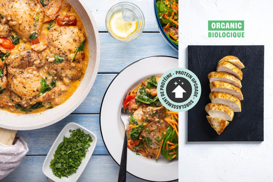 Surclassement de protéine | Poulet BIO toscan crémeux