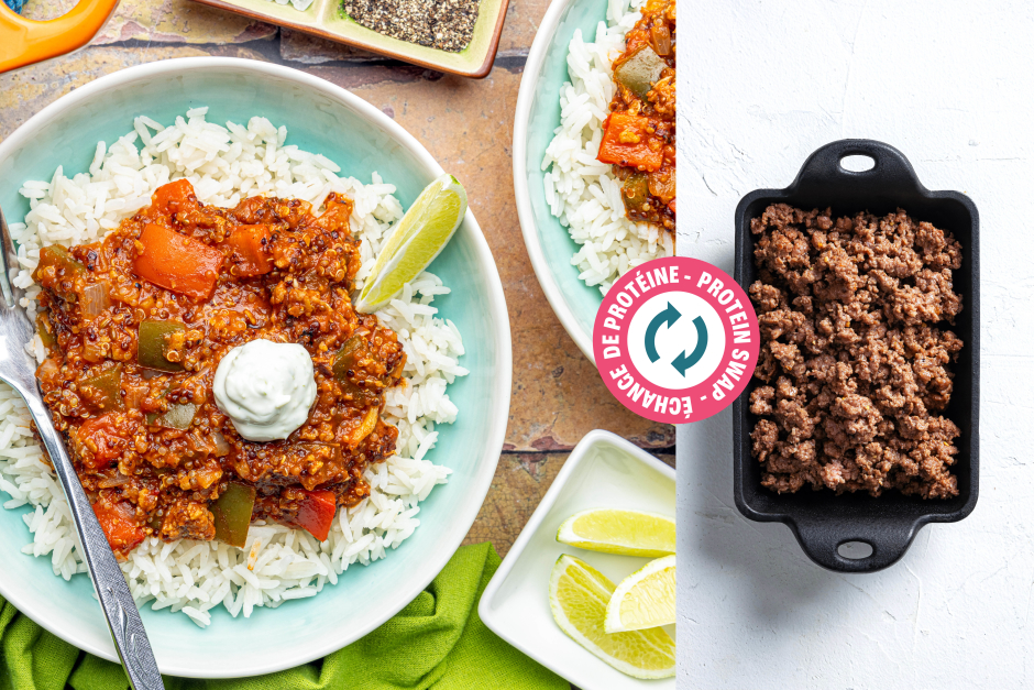 Échange de protéine | Goodfood x Le Fit Cook: Chili mexicain au bœuf