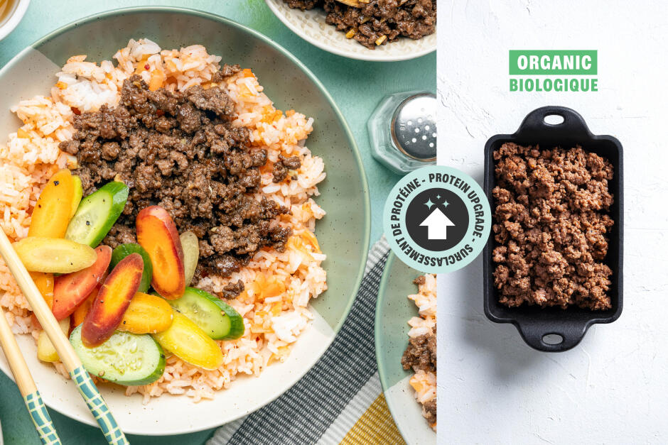 Surclassement de protéine | Boeuf haché BIO bulgogi coréen