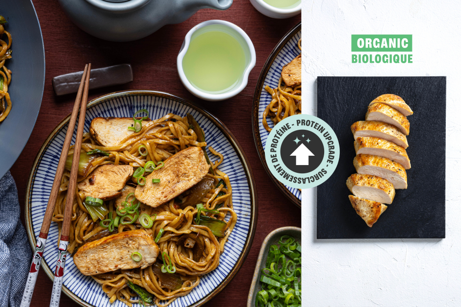 Protein Upgrade | ORGANIC Chicken Lo Mein