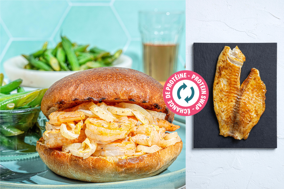 Protein Swap | Spicy Grilled Cajun Tilapia & Endive Sandwiches