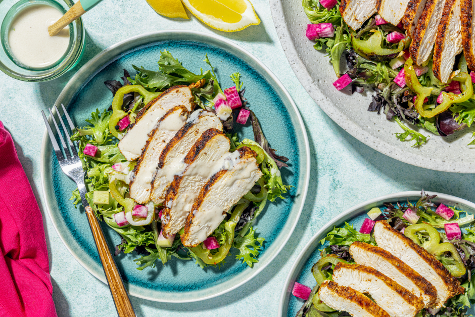 Grilled Chicken Breast Shawarma Salad