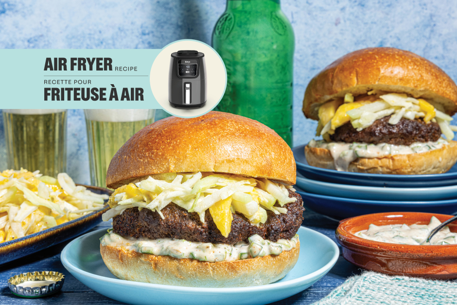 Bright & Smoky Beef Burgers