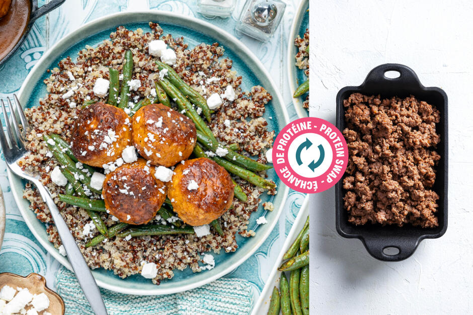Protein Swap | Spicy Buffalo Beef Meatballs
