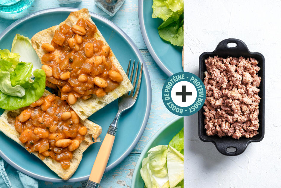 Protein Boost | British-Style Baked Beans on Toast with Sausage Meat