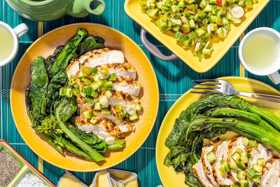 Grilled Lemongrass Chicken Breasts