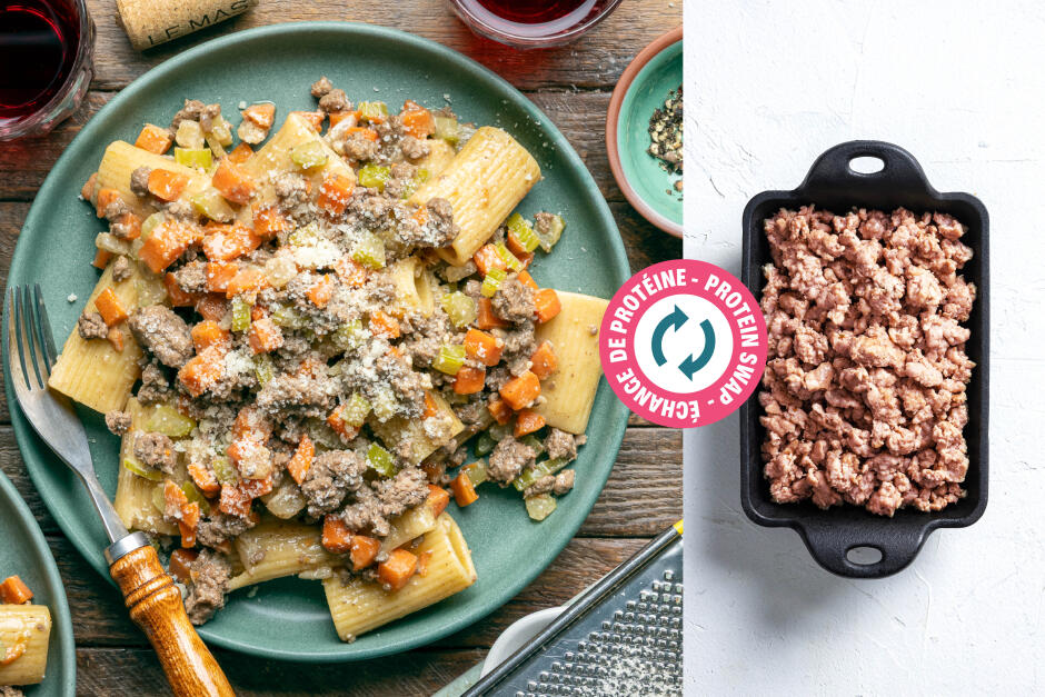 Protein Swap | Summer White Pork Bolognese