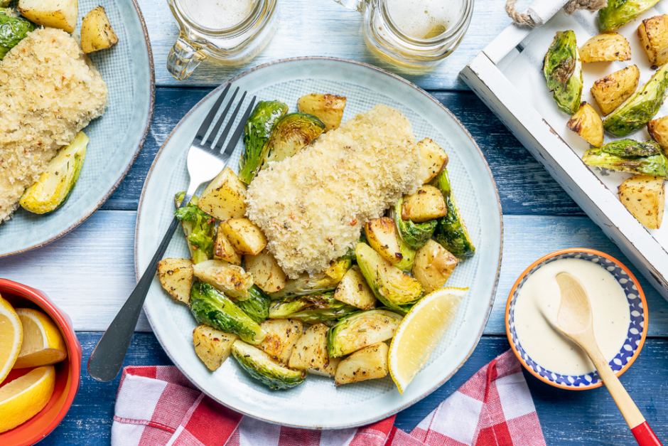 Sheet Pan Fish 'n' Chips