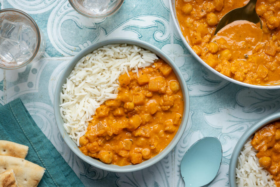 Protein Boost | Halloumi & Chickpea Makhani