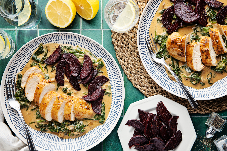 Carb-Wise: Creamy Smothered Chicken Breasts
