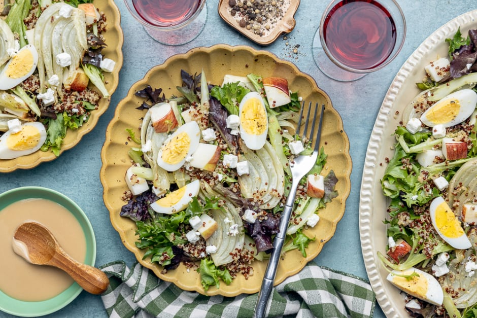 Salade de quinoa et de fenouil rôti