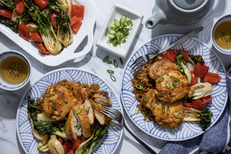 Chicken Thighs & Soy Fried Rice