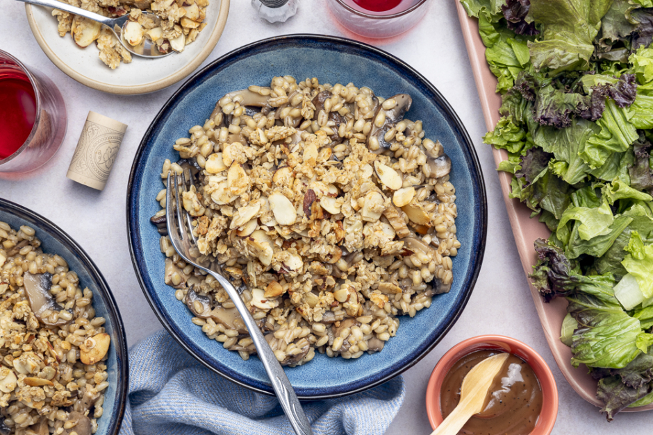 Barlotto aux champignons et au beurre