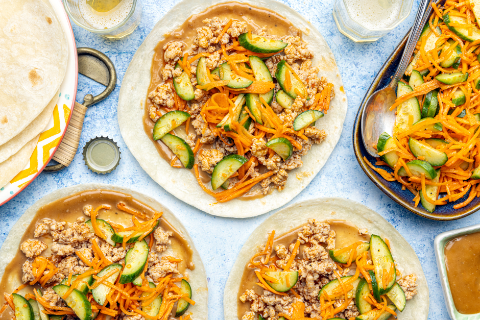 Ground Pork Bánh Mì Tacos