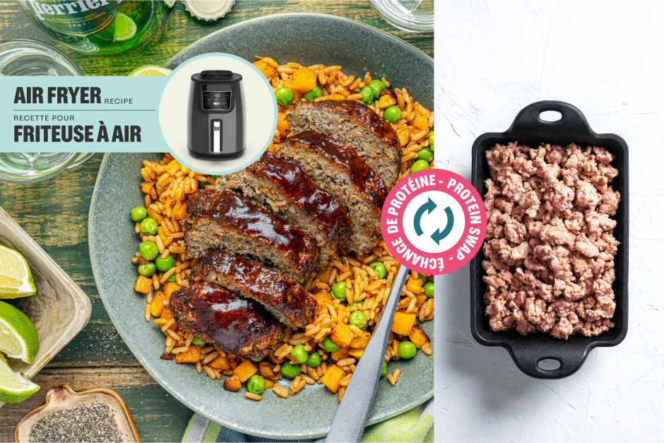 Échange de protéine | Mini pains de viande au porc mexicain à la friteuse à air