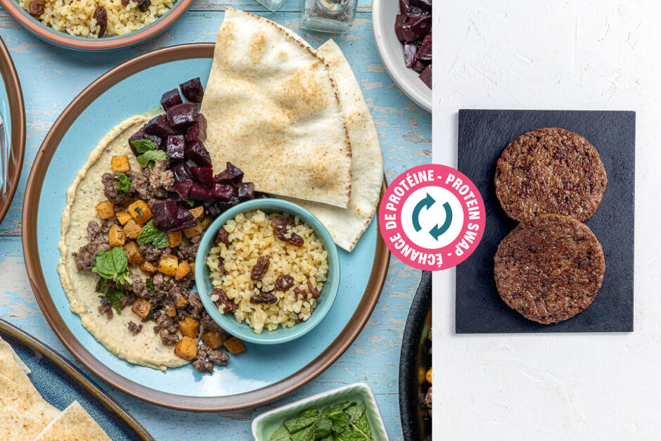 Protein Swap | Middle Eastern Impossible™ Beef & Veggie Mezze
