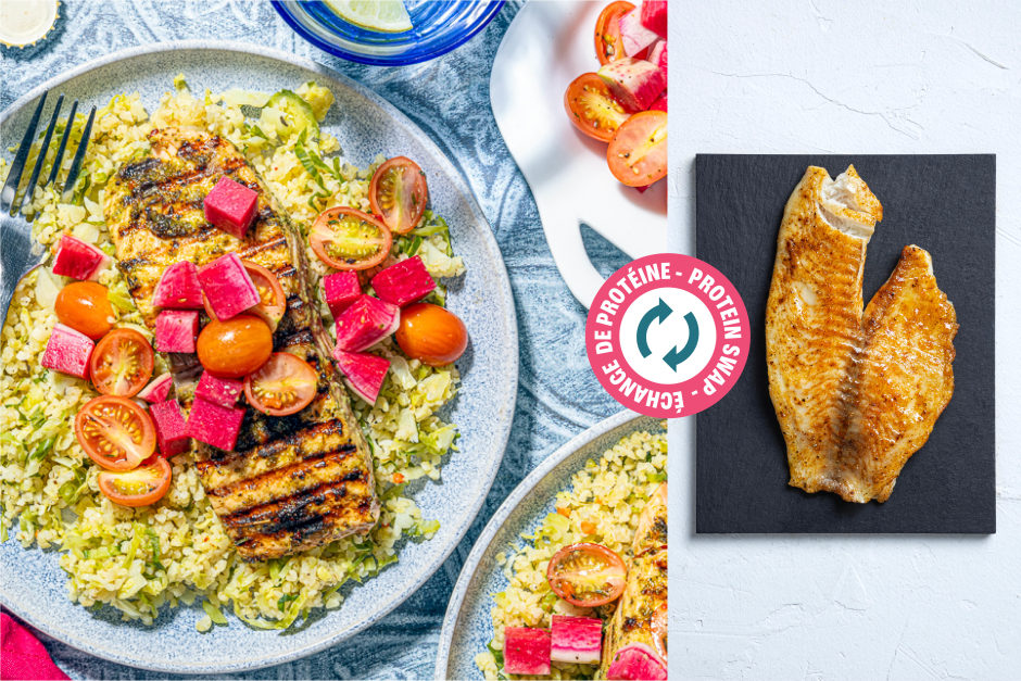 Protein Swap | Grilled Pesto Tilapia