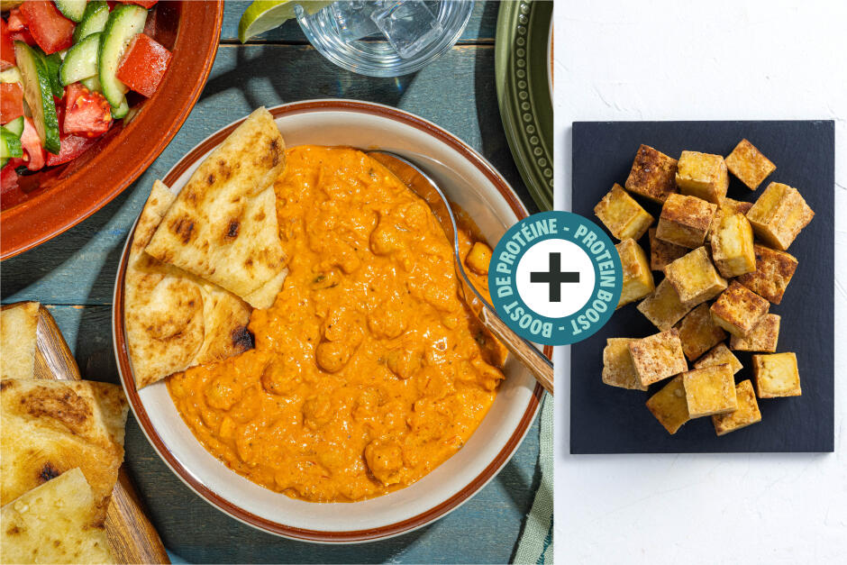 Protein Boost | Buttery Chickpea Makhani with Tofu