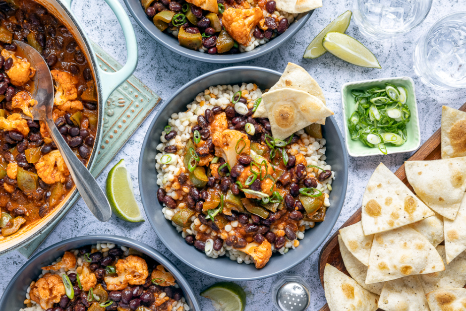 Pozole-Inspired Black Bean Stew