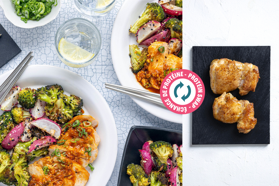 Protein Swap | Spicy Gochujang Chicken Thighs