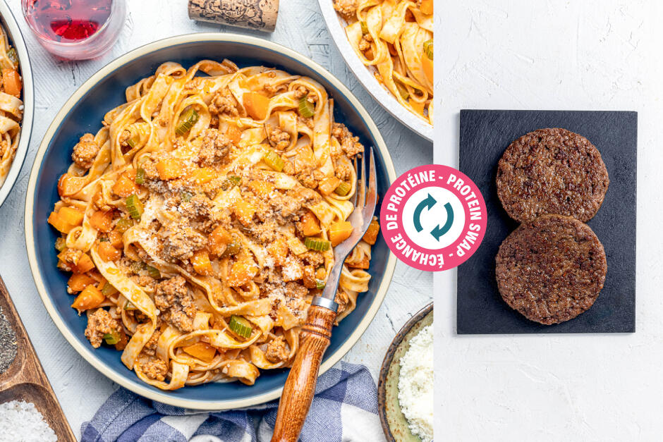 Protein Swap | Impossible™ Beef Fettuccine Bolognese