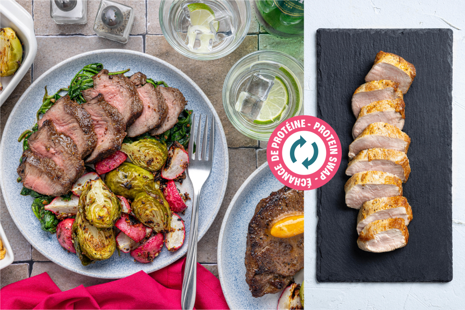 Protein Swap | Calorie-Wise: Seared Pork Tenderloin with Bourbon-BBQ Butter