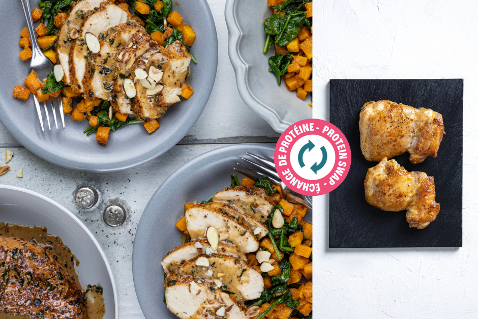 Protein Swap | Chicken with Tarragon-Mustard Sauce