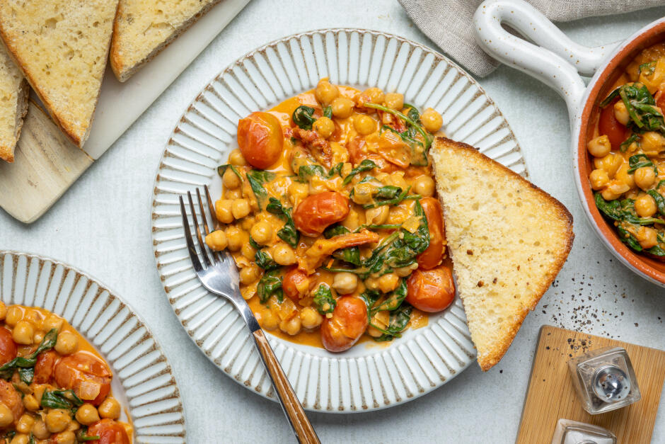 Protein Boost | Marry Me Chickpeas & Halloumi