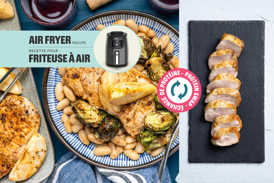 Protein Swap | Maple-Cider Glazed Pork Tenderloin