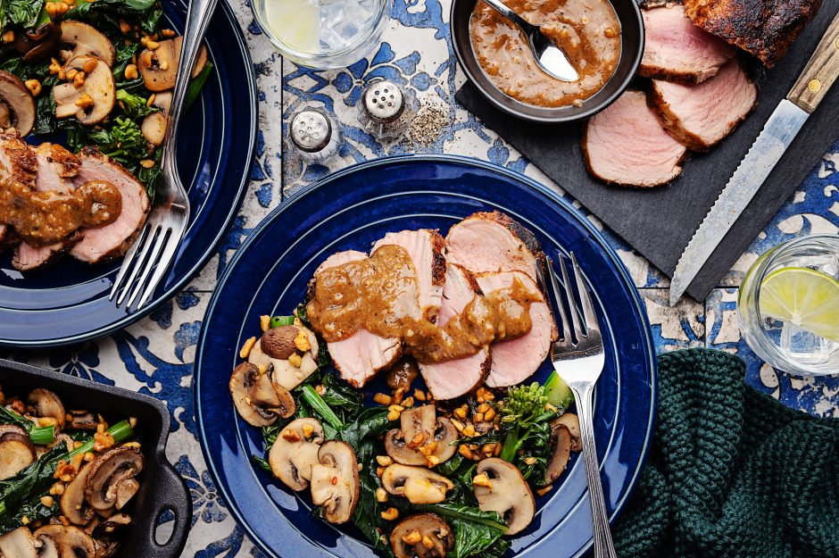 Calorie-Wise: Apricot-Cashew Pork Tenderloin