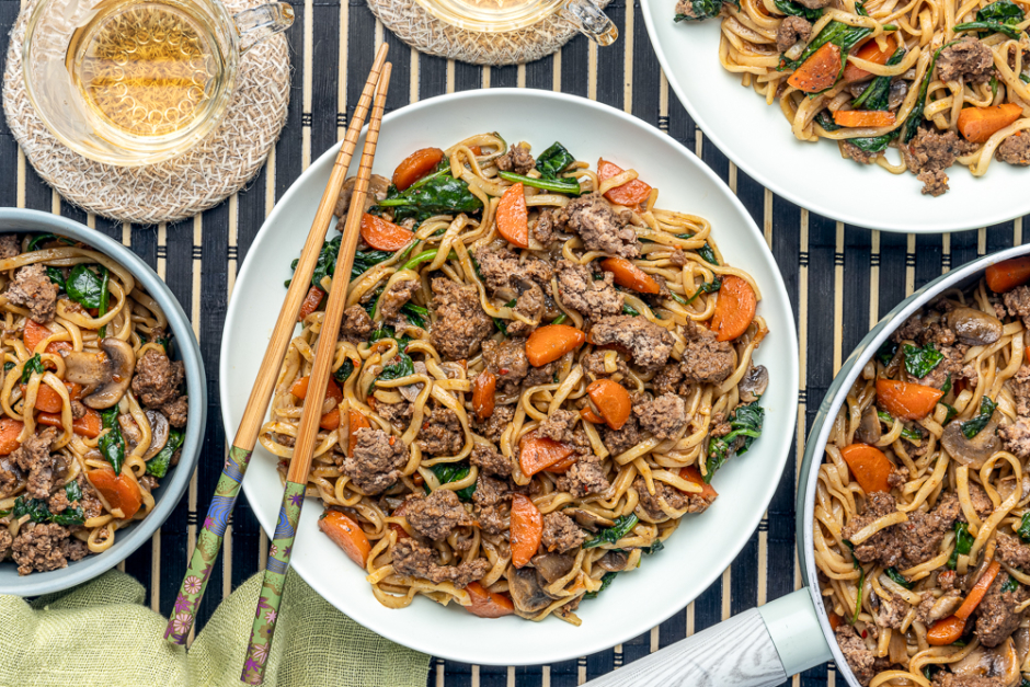 Ground Beef Lo Mein