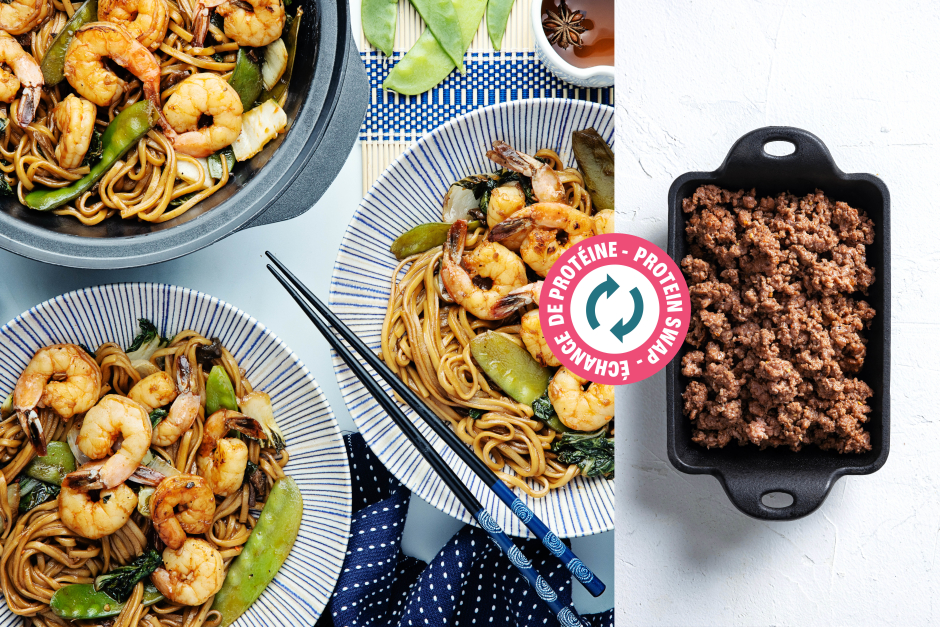 Protein Swap | Speedy Beef Lo Mein