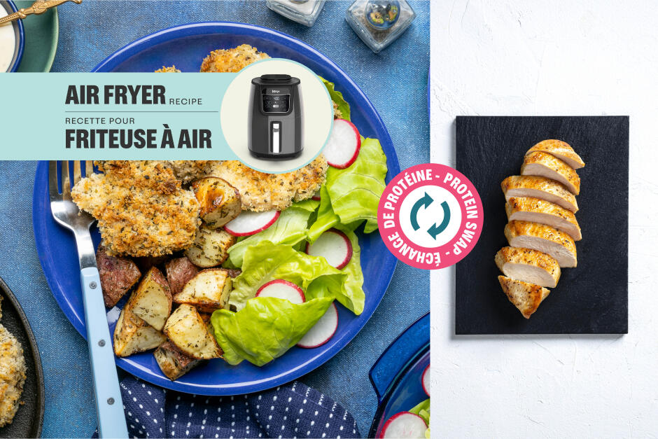 Protein Swap | Crispy Dijonnaise Chicken Breasts