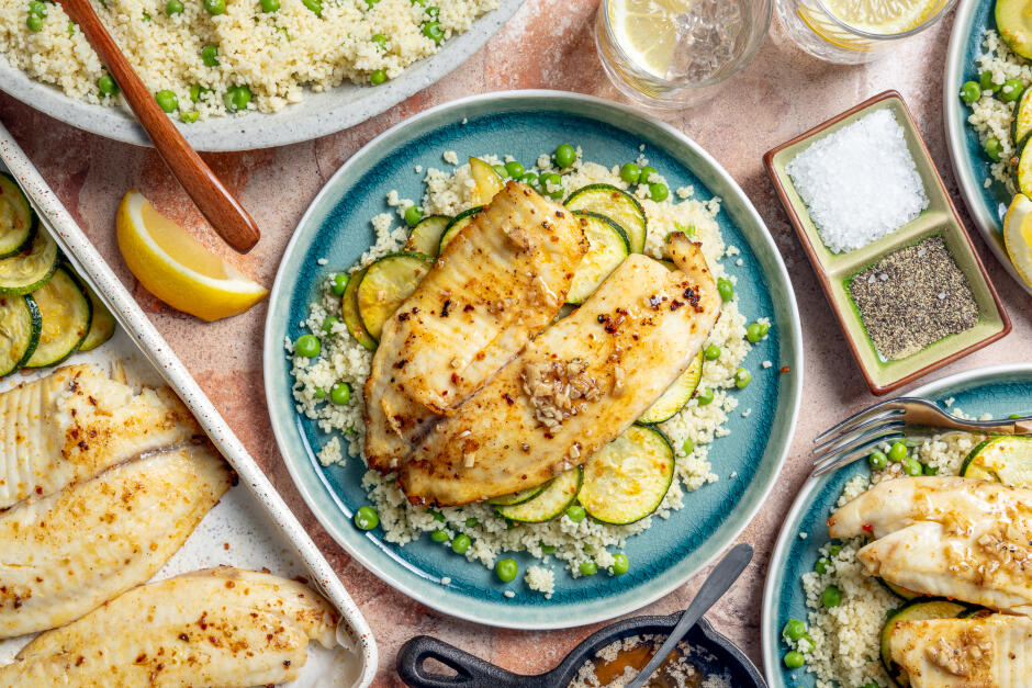 Brown Butter Garlic Tilapia