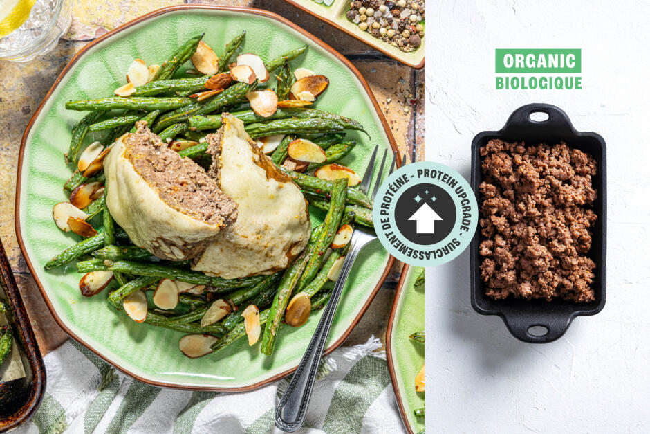 Protein Upgrade | French Onion ORGANIC Beef Meatloaves Au Gratin