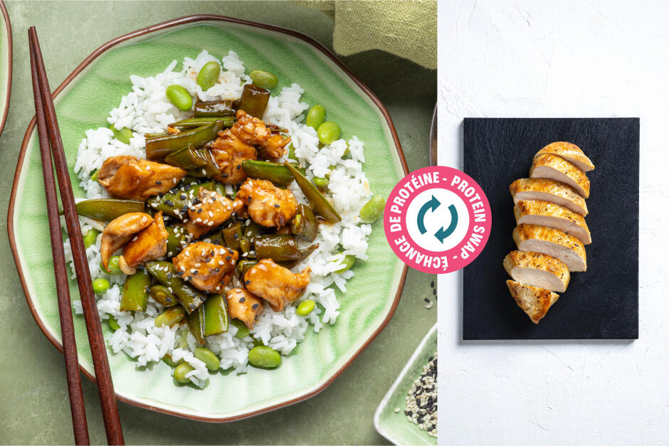 Protein Swap | Saucy Cashew Chicken