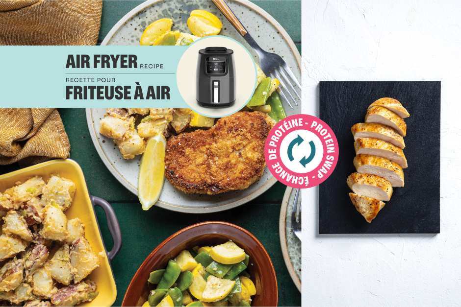Échange de protéine | Schnitzels de poitrines de poulet