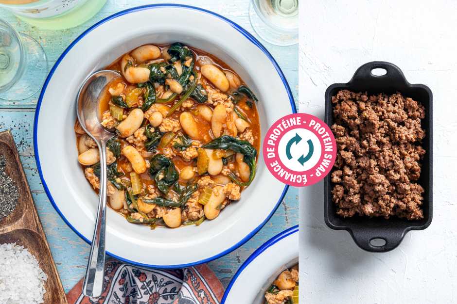 Protein Swap | Balkan-Style Beef & Bean Stew