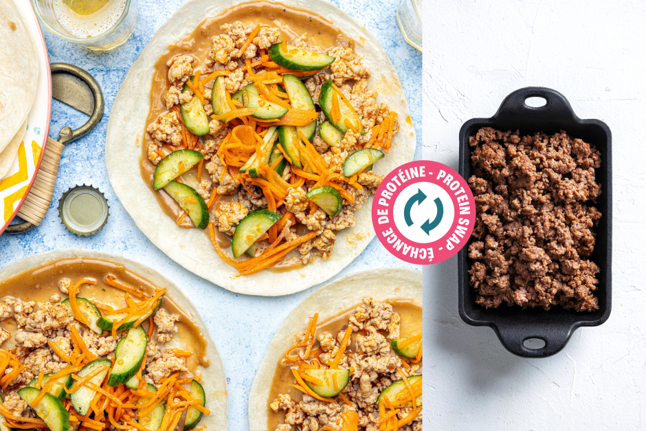 Protein Swap | Ground Beef Bánh Mì Tacos