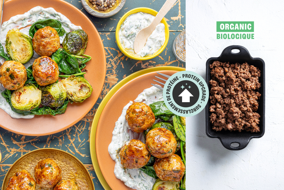 Protein Upgrade | Indian-Spiced ORGANIC Beef Meatballs