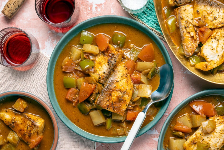 Cari de poisson caribéen