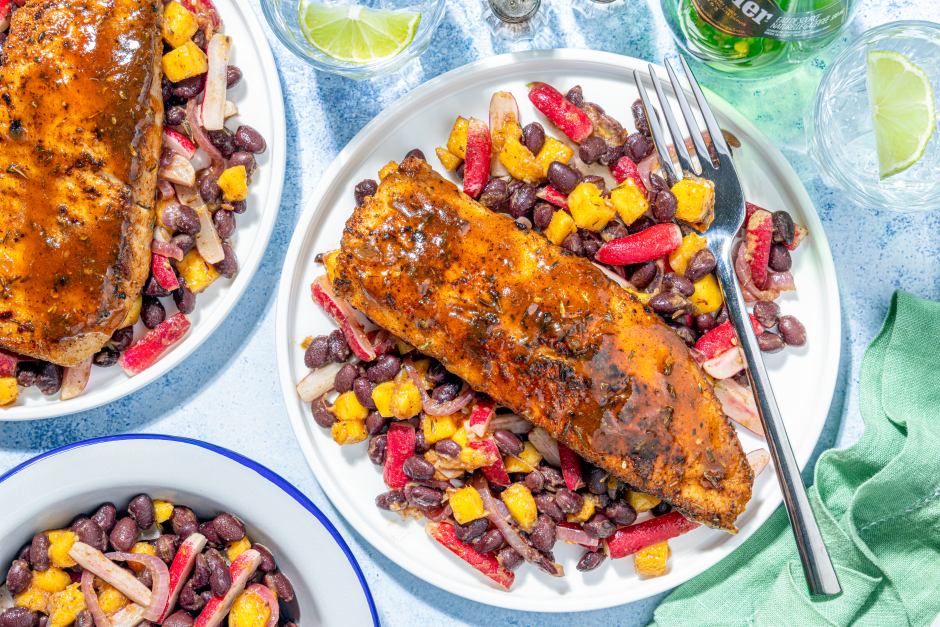 Quick Mexican Mango-Glazed Tilapia