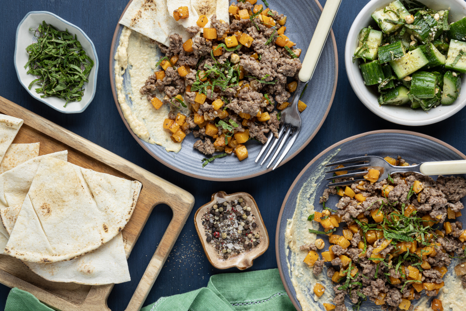 Quick Dukkah-Spiced Ground Beef