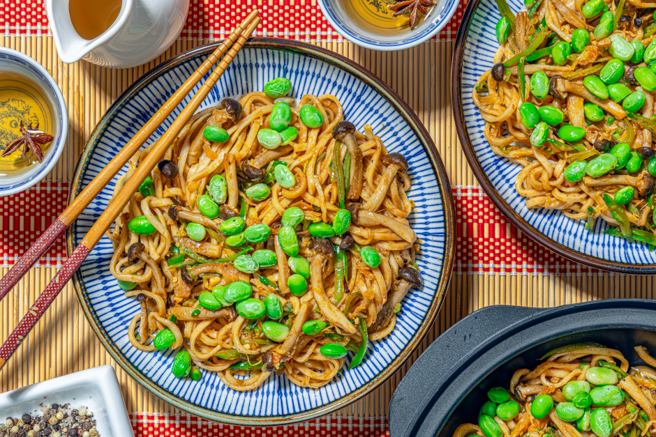 Shimeji Mushroom Chow Mein