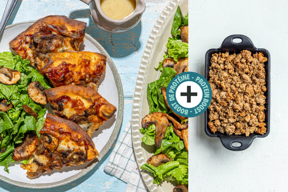 Protein Boost | Chorizo, Mushroom & Caramelized Onion California Flatbreads