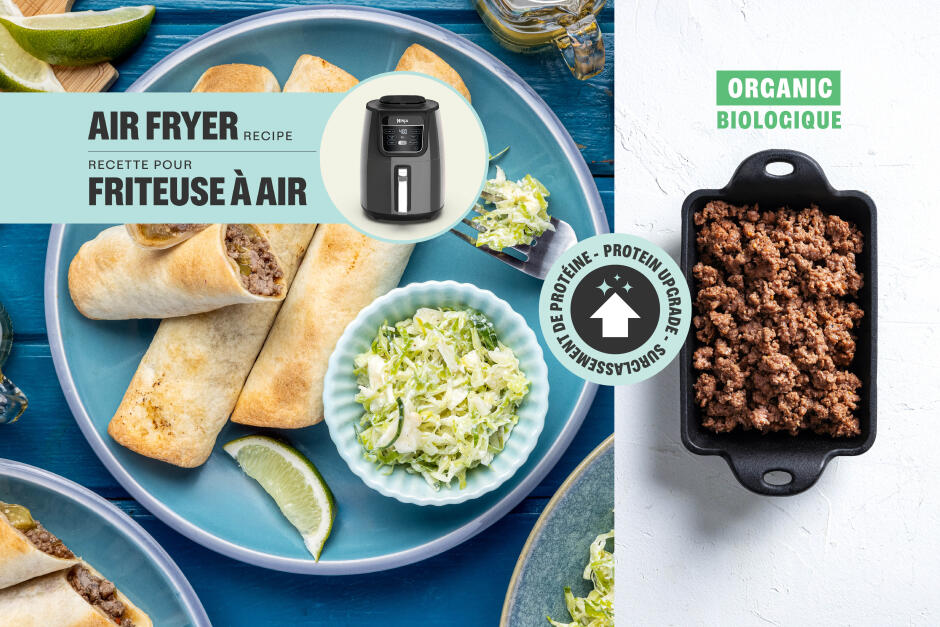 Protein Upgrade | Salsa Verde ORGANIC Beef Taquitos