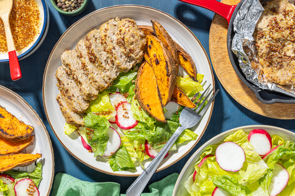 Pains de viande au porc à l'érable en papillote