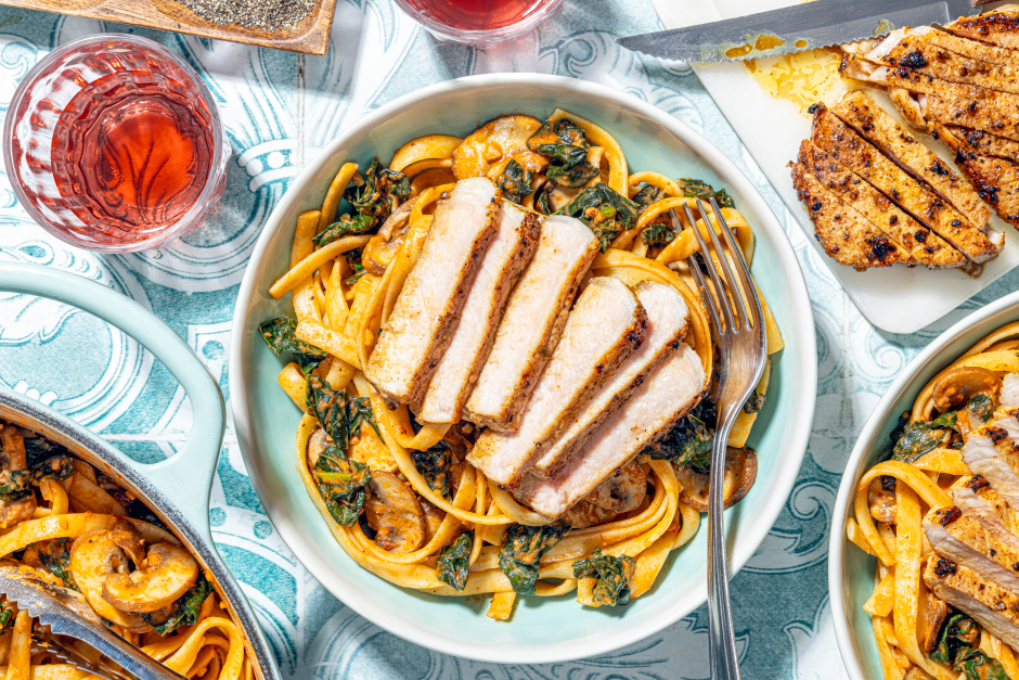 Seared Italian Pork Chops