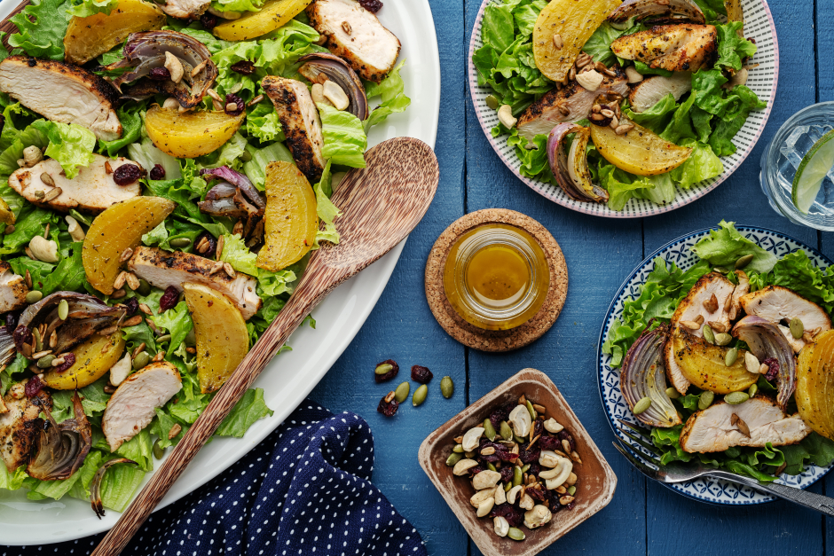 Carb-Wise: Chicken Breast & Roasted Beet Salad